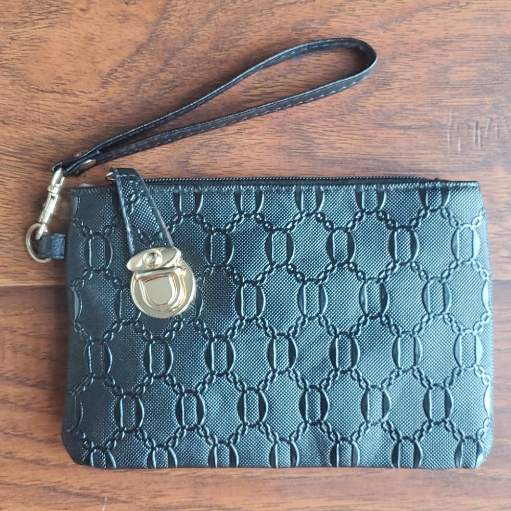 (3 for $20) Women's Black Wristlet
